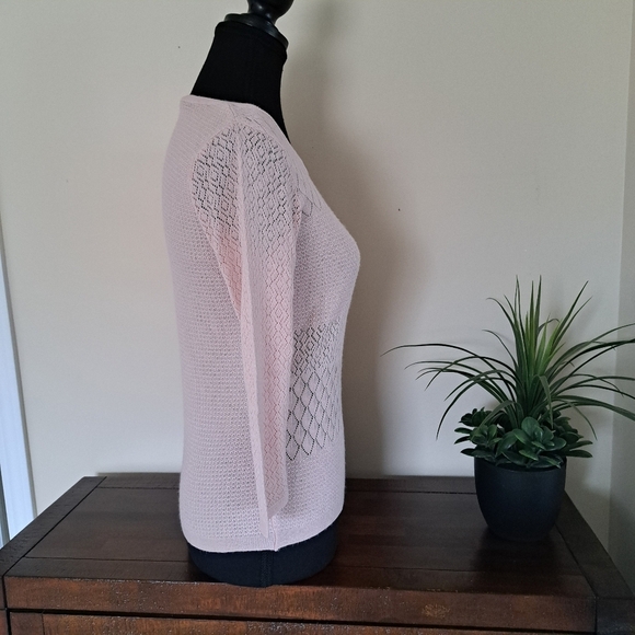 Stradivarius Pink Sweater Lightweight Knit Top Size Medium - Picture 2 of 7